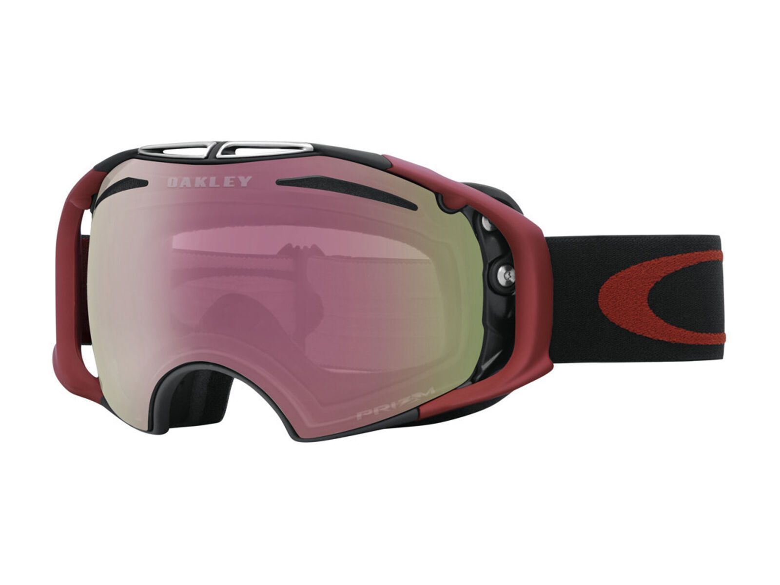Oakley Airbrake inkl. Wechselscheibe, iron brick/Lens: prizm hi pink iridium - Bild 1