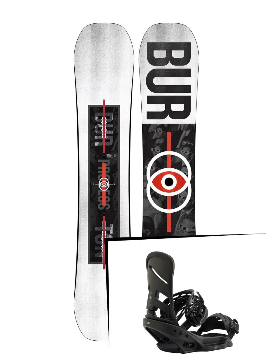 Set: Burton Process 2019 + Burton Mission EST blackish - Bild 1