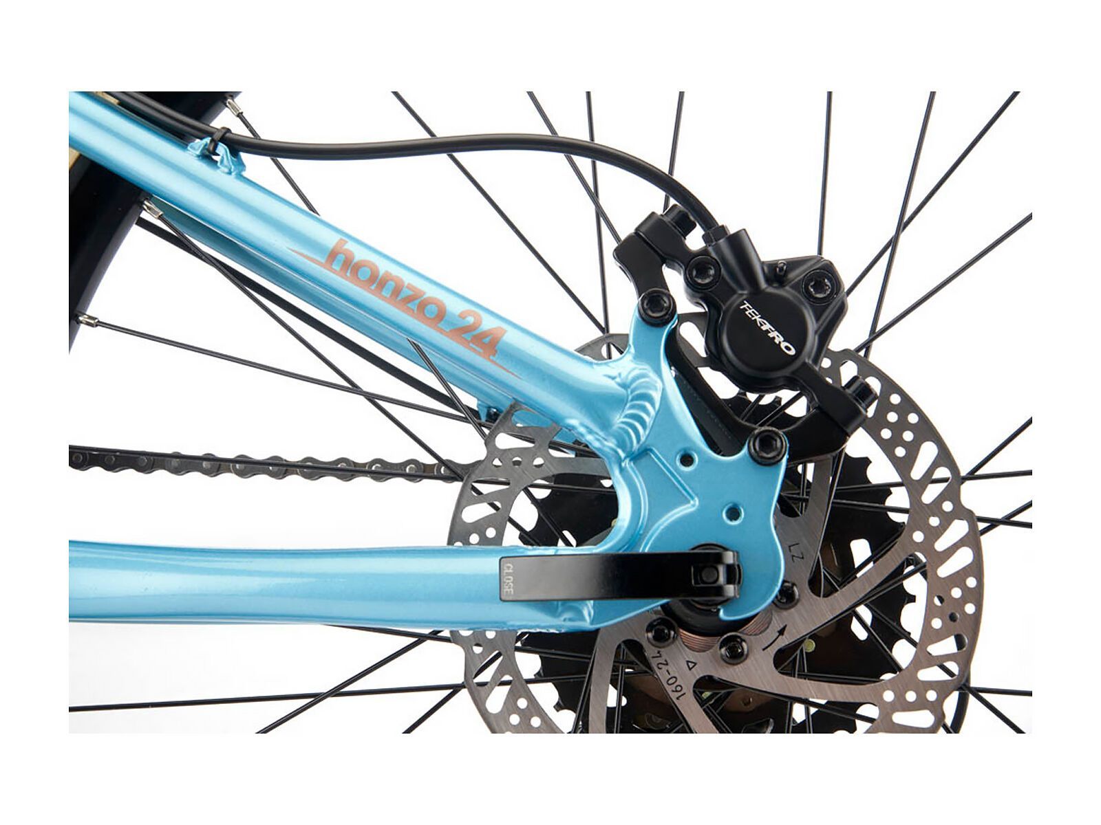 Kona Honzo 24, gloss metallic blue w/ metallic bronze decals - Bild 9