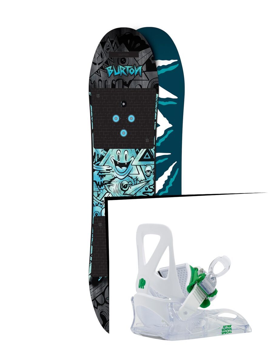 Set: Burton Chopper 2018 + Burton Grom After School white - Bild 1
