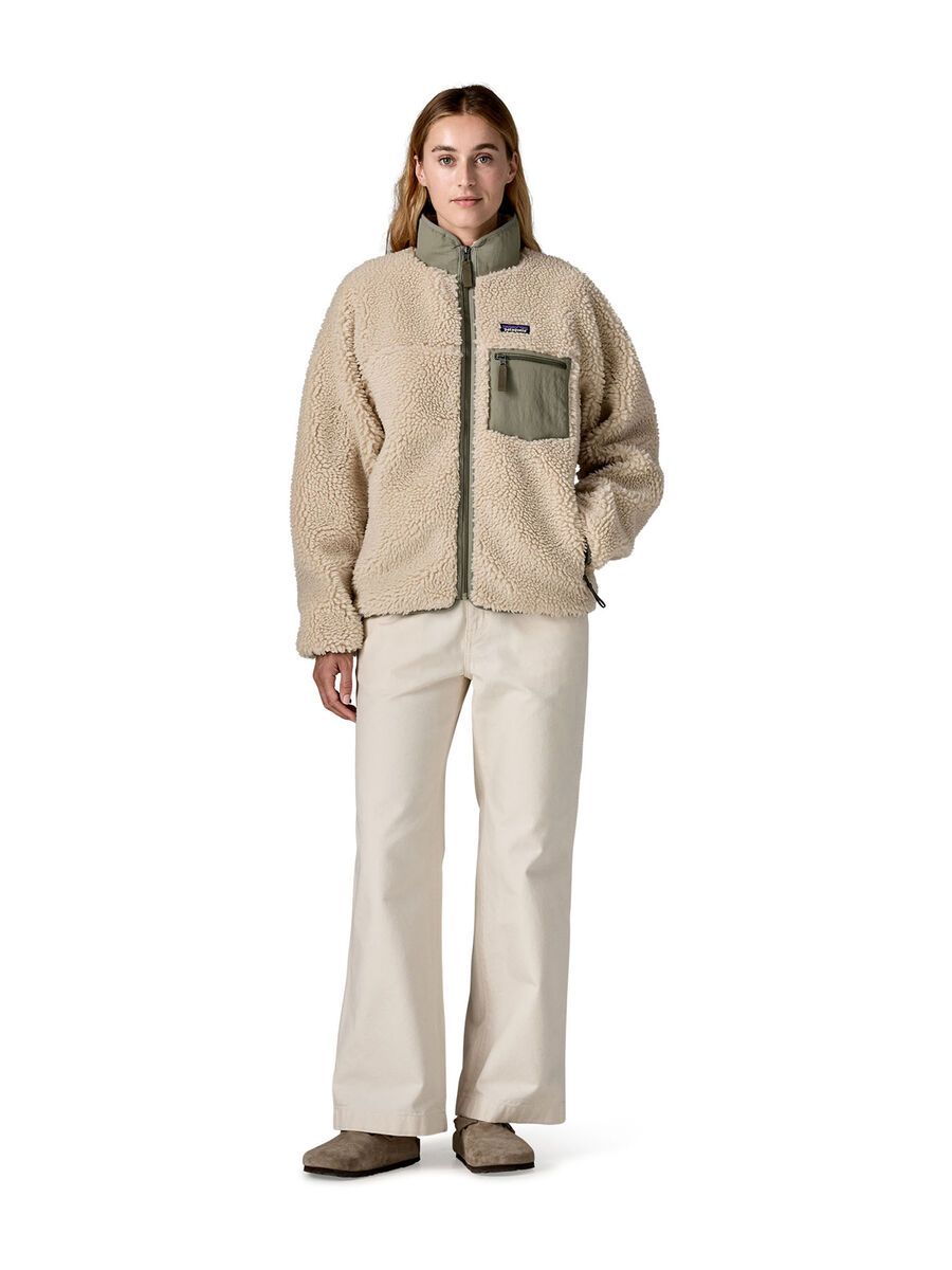 Patagonia Women's Classic Retro-X Jacket, dark natural w/river rock green - Bild 2