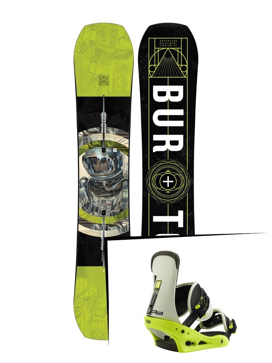 Set: Burton Paramount 2019 + Burton Freestyle mtn dude green - Bild 1