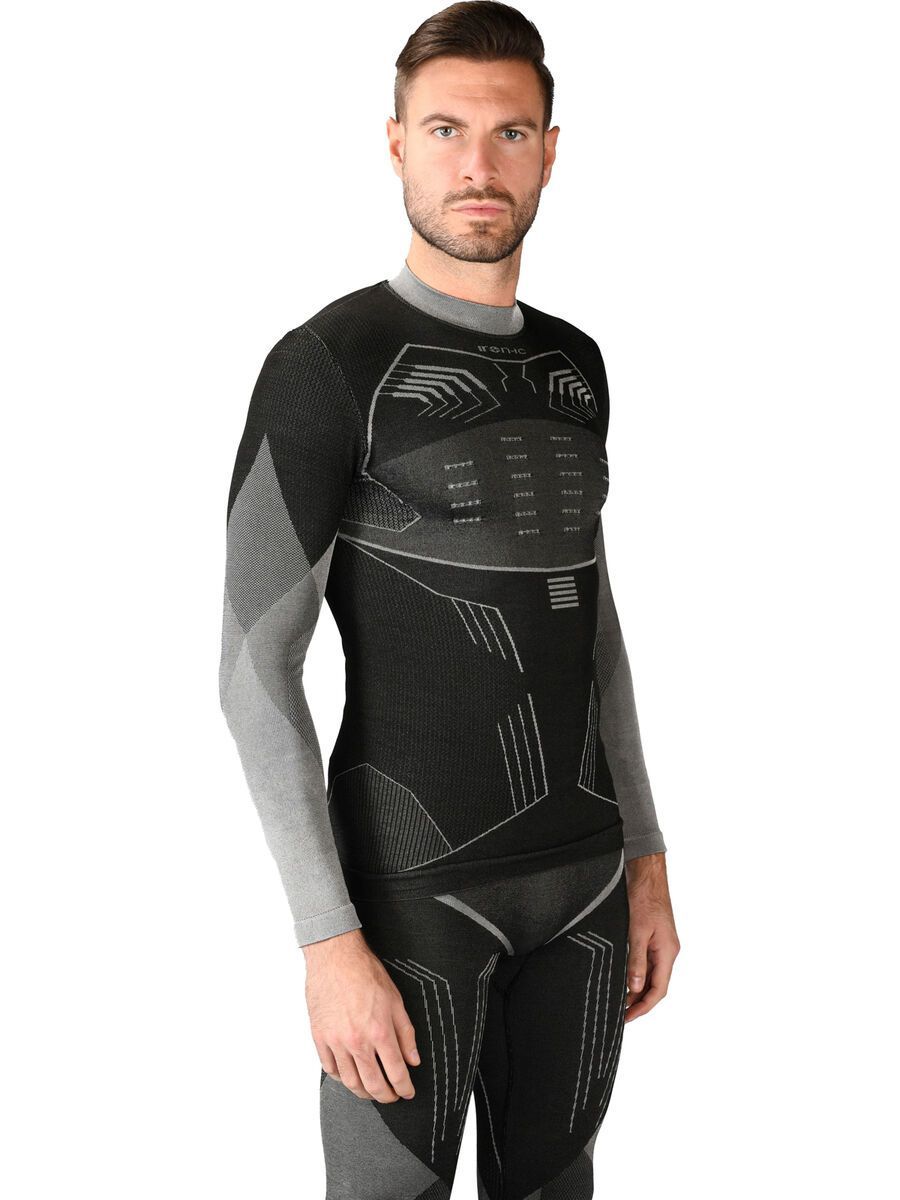 Iron-ic Long-Sleeve T-Shirt Performance Universe Warm - Man, black/silver - Bild 3