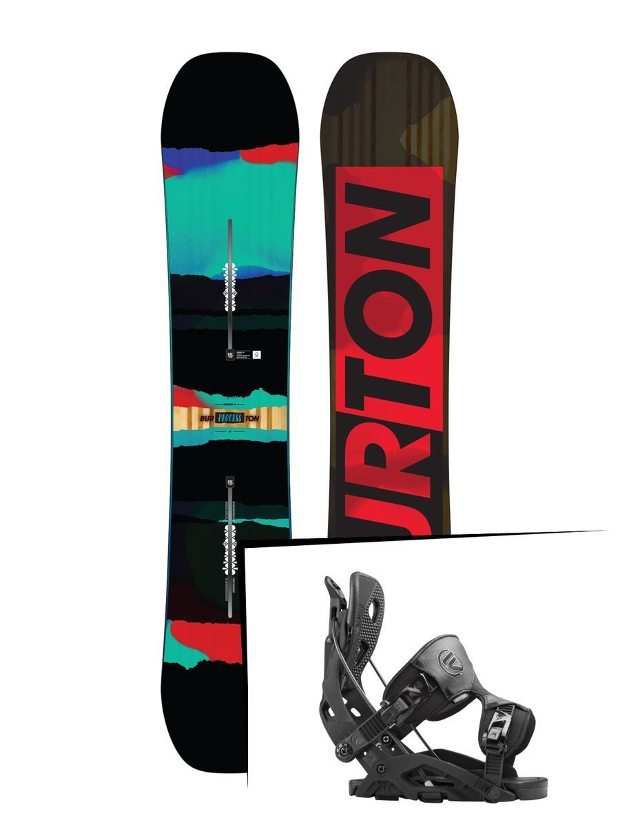 Set: Burton Process Flying V 2016 + Flow Fuse (1513139S) - Bild 1