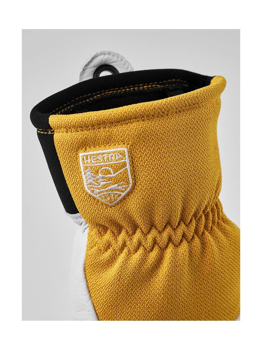 Hestra Couloir 5 Finger, mustard/offwhite - Bild 4