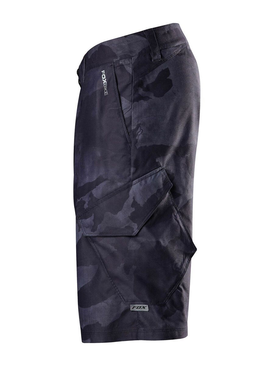 Fox Ranger Cargo Prints Short, black camo - Bild 4