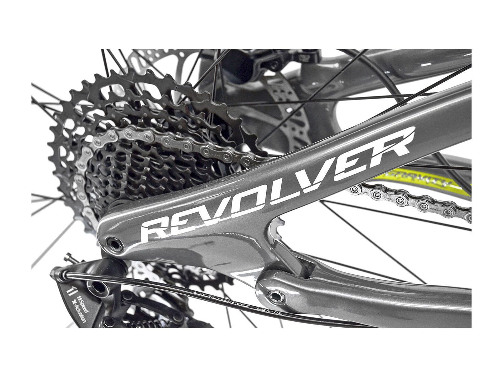 Norco Revolver FS 3 27.5, silver fade/white/citron - Bild 3