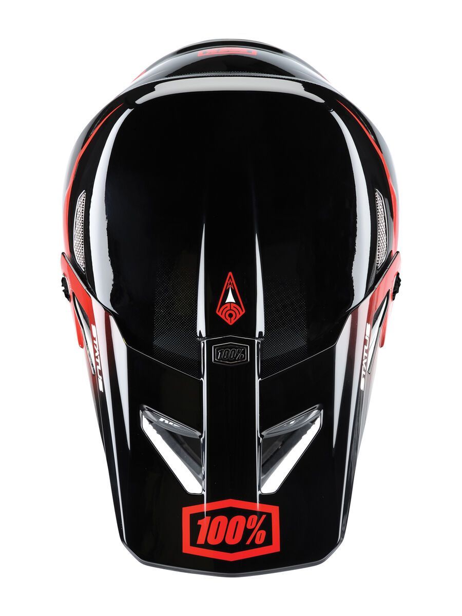 100% Status DH/BMX Helmet, selecta red - Bild 5