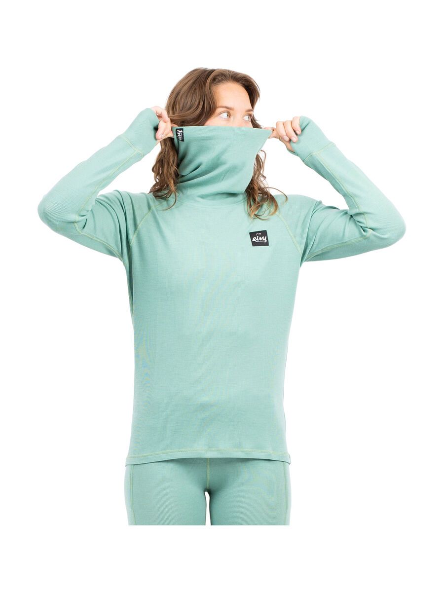 Eivy Icecold Merino Wool Rib Top, menthe - Bild 3