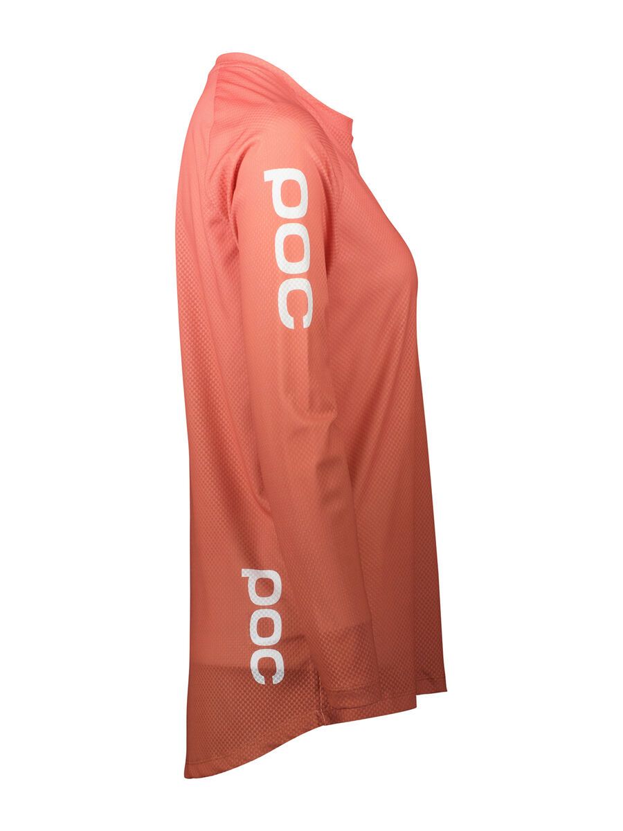 POC W's Essential MTB Lite LS Jersey, gradient ammolite coral - Bild 2