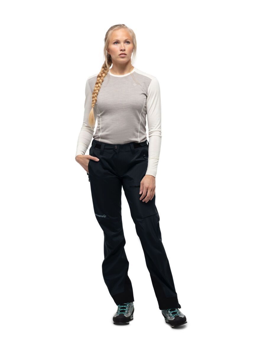 Norrona falketind Gore-Tex Pants W's, caviar black - Bild 5