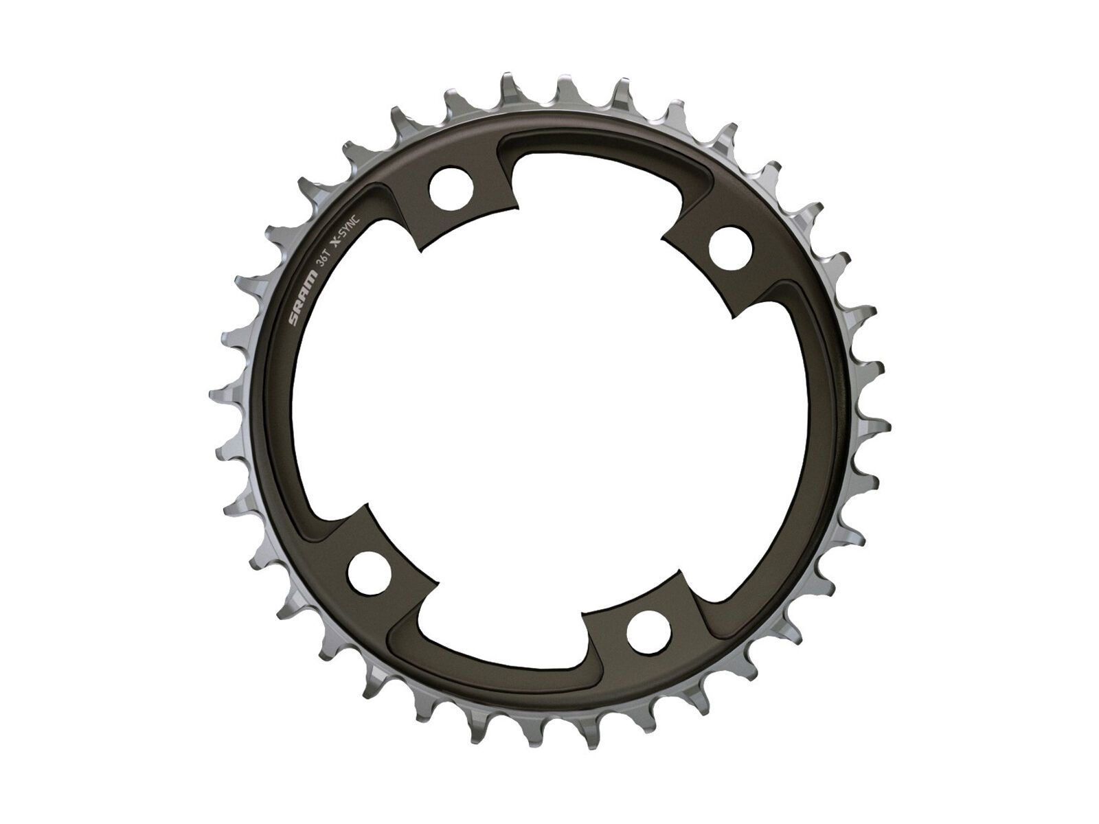 SRAM X-Sync Road 107 BCD Chainrings - 12-fach blast black 40 Z 409100219