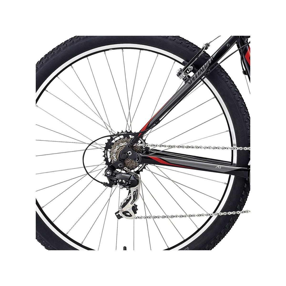 Specialized Hardrock 29, Black/Charcoal/Red/White - Bild 4