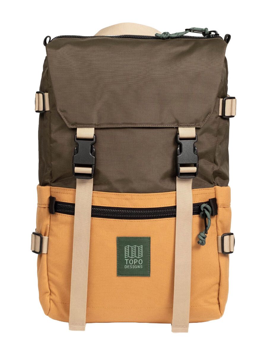 Topo Designs Rover Pack Classic 20L, woodland/brown oak - Bild 1