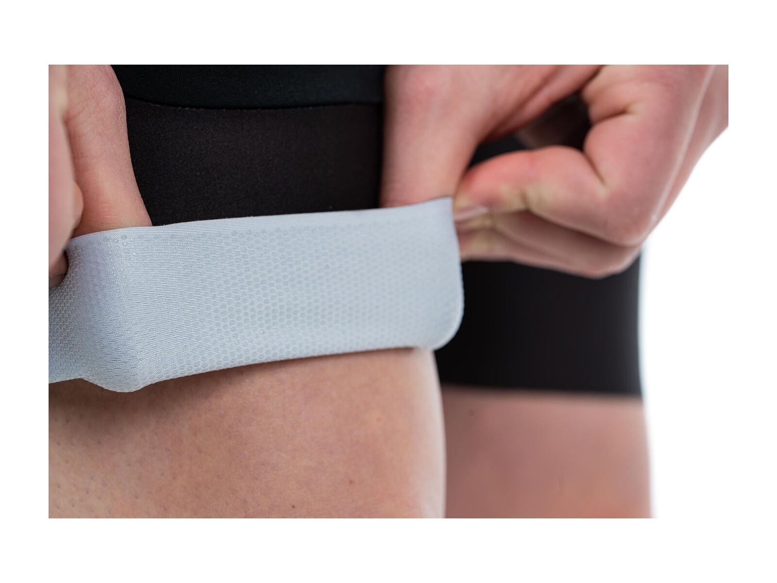 Cube Teamline Trägerhose Pro kurz, black´n´white - Bild 4