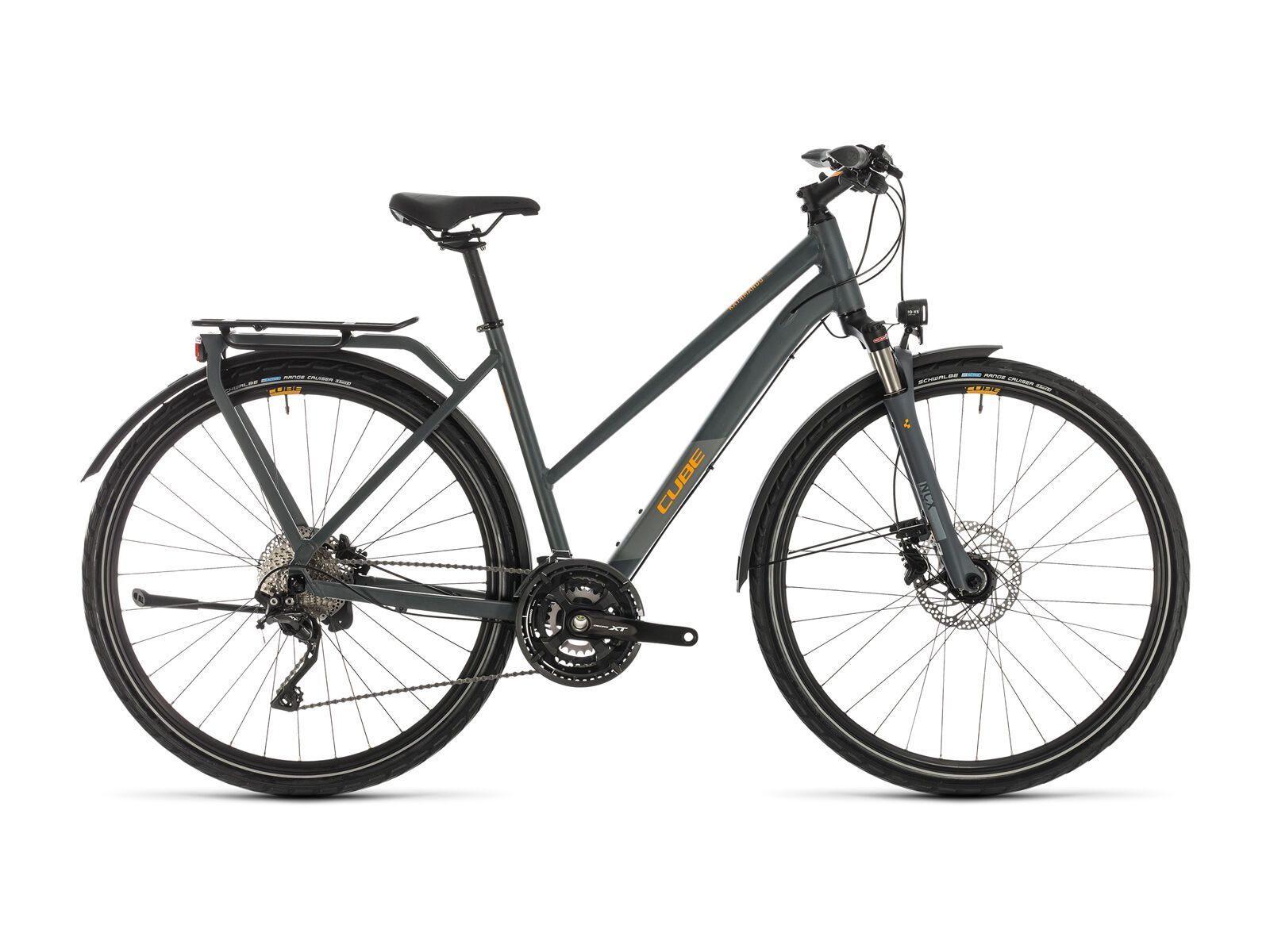 Cube Kathmandu EXC Trapeze, grey´n´orange - Bild 1