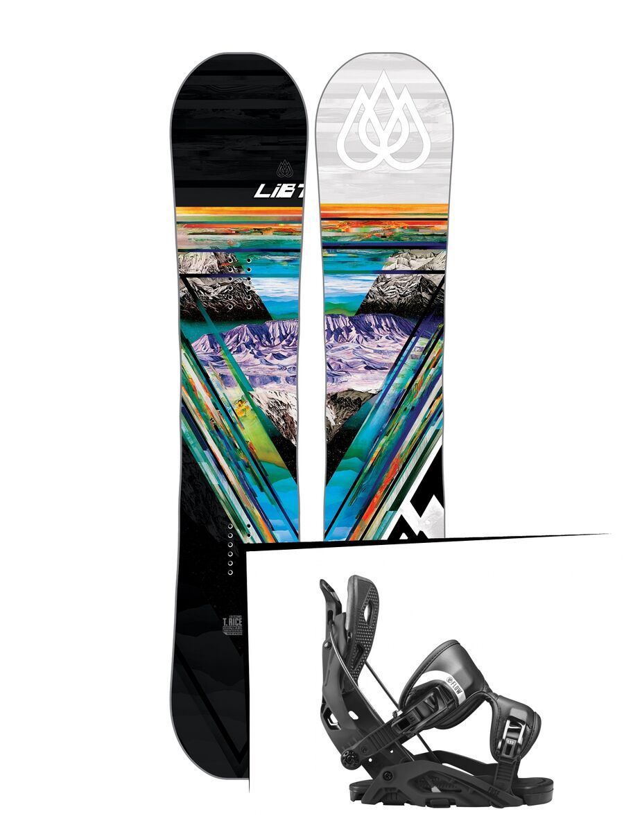 Set: Lib Tech T-Rice Pro 2017 + Flow Fuse (1718351S) - Bild 1