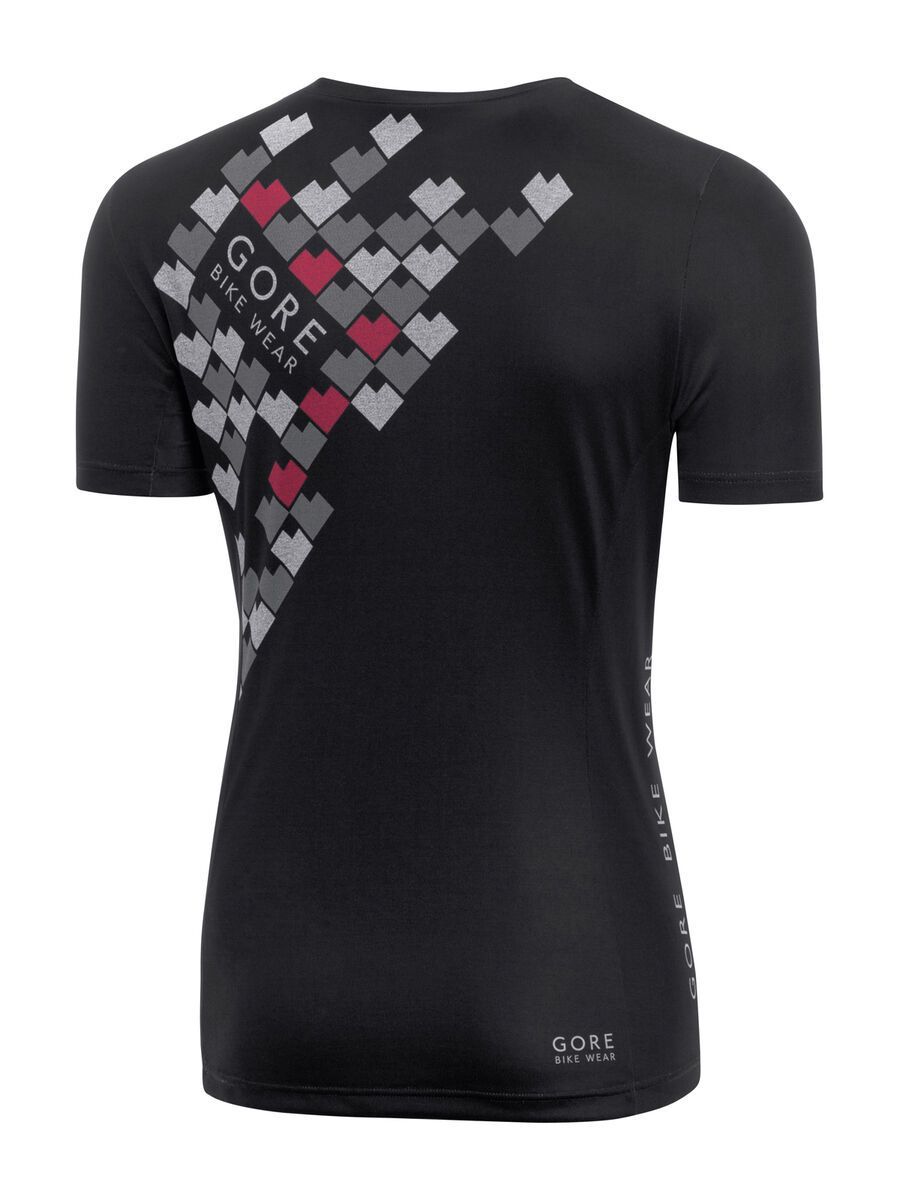 Gore Bike Wear E Lady Digi Heart Shirt, black - Bild 2