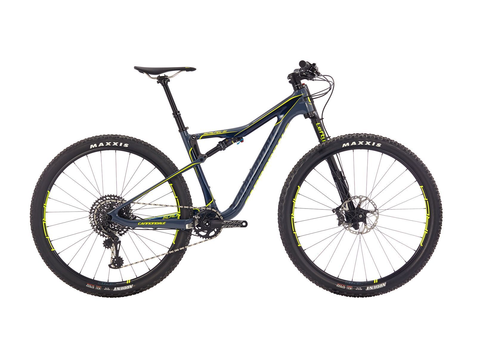 Cannondale Scalpel-Si Carbon SE 1 27.5, slate blue w/ midnight blue and volt - gloss (SLA) - Bild 1