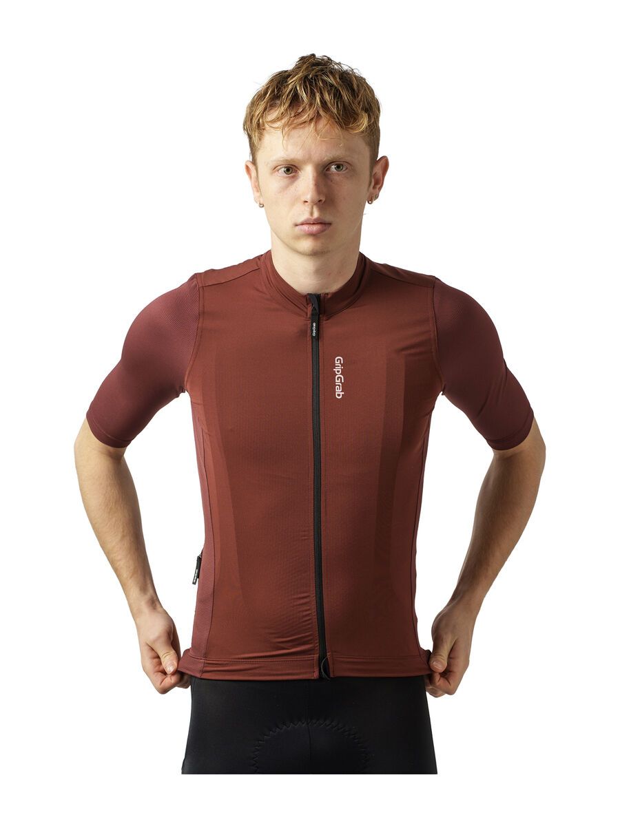 GripGrab RIDE Short Sleeve Jersey, dark red - Bild 5
