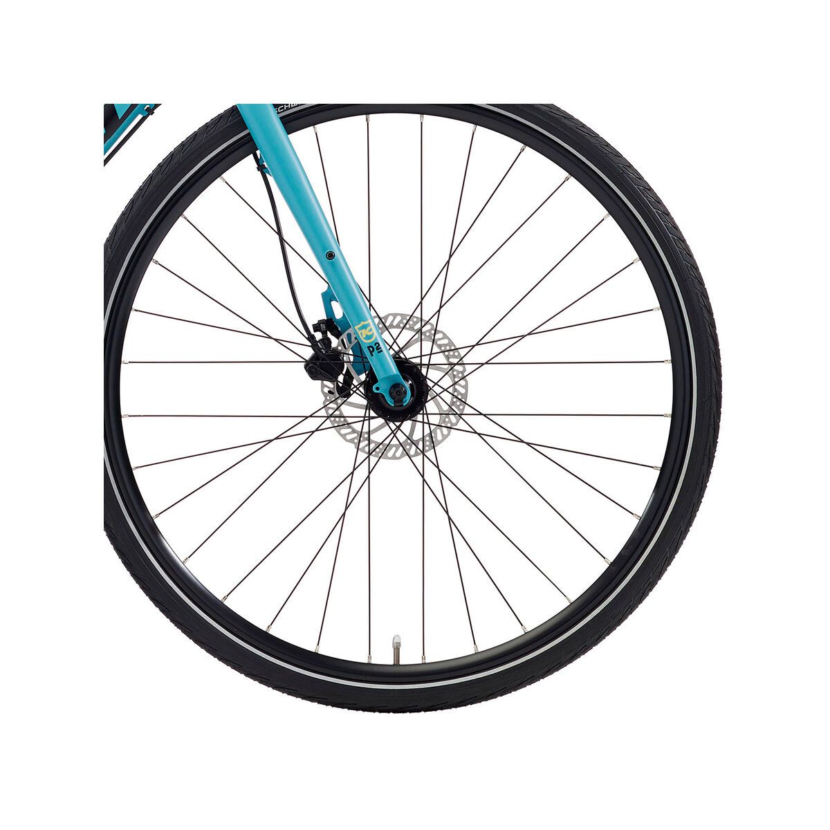 Kona Dew Plus 650B, matt aqua w/ yellow & black decals - Bild 3