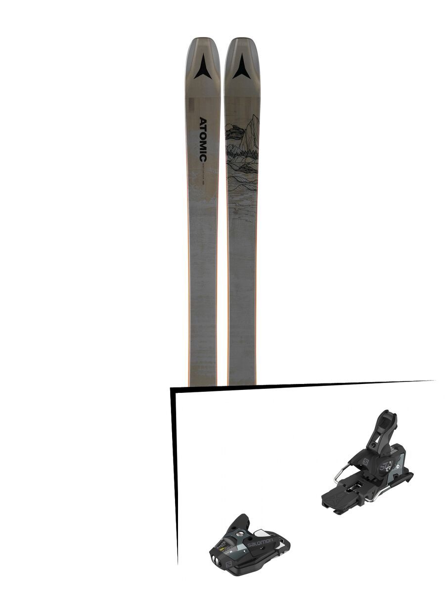 Set: Atomic Bent Chetler 100 2019 + Salomon STH2 WTR 13 black/dark grey - Bild 1