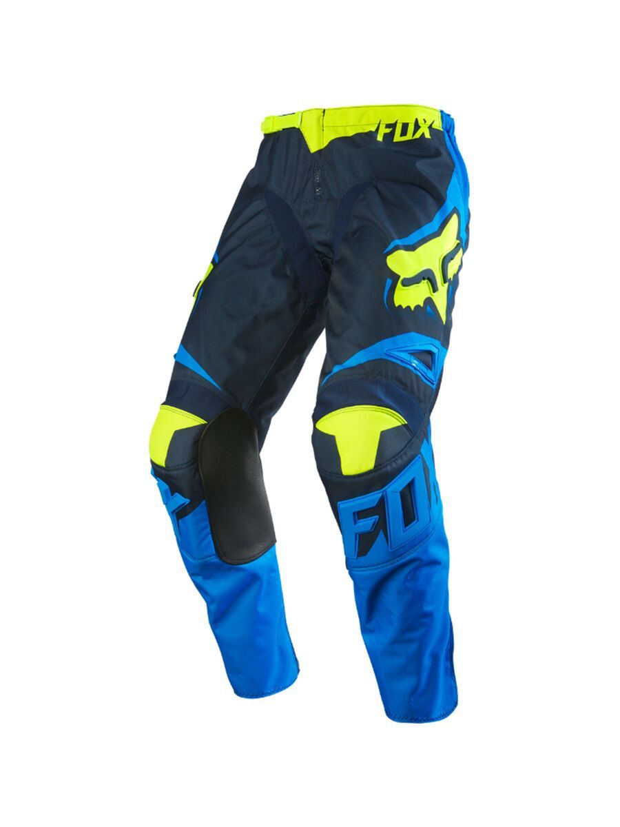 Fox 180 Youth Race Pant, blue yellow - Bild 1