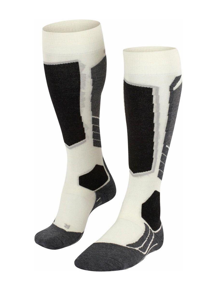 Falke SK2 Wool Damen Skiing Kniestrümpfe - mittelstarke Polst., off-white - Bild 1