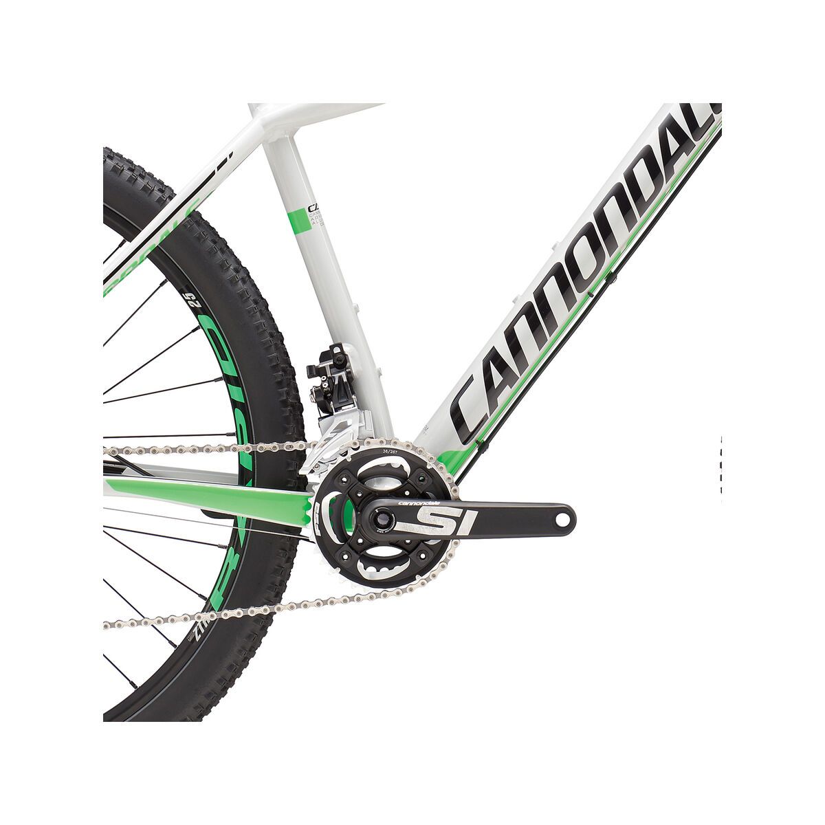 Cannondale F-SI 1 27.5, primer w/ nearly black and vizerker green, gloss - Bild 3