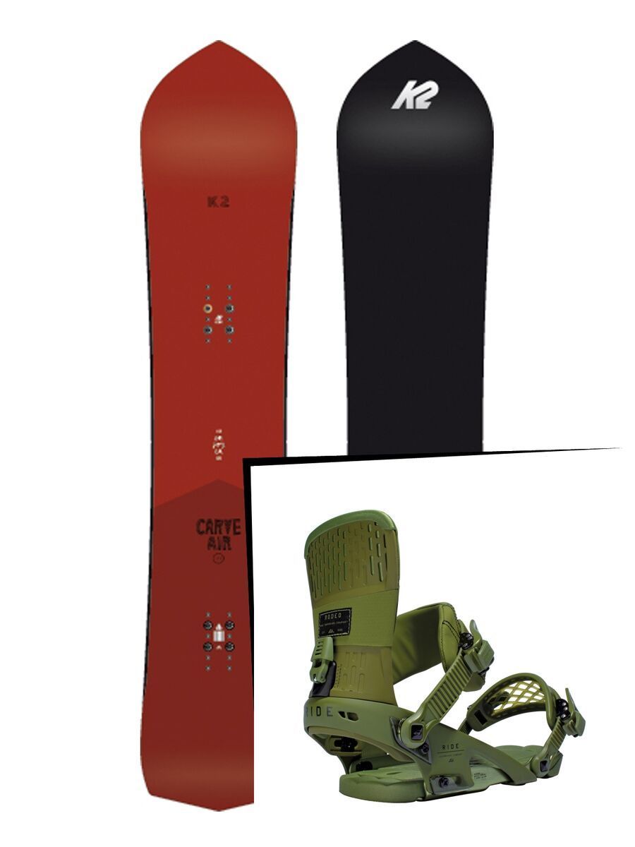 Set: K2 Carve Air 2017 + Ride Rodeo (1487155S) - Bild 1