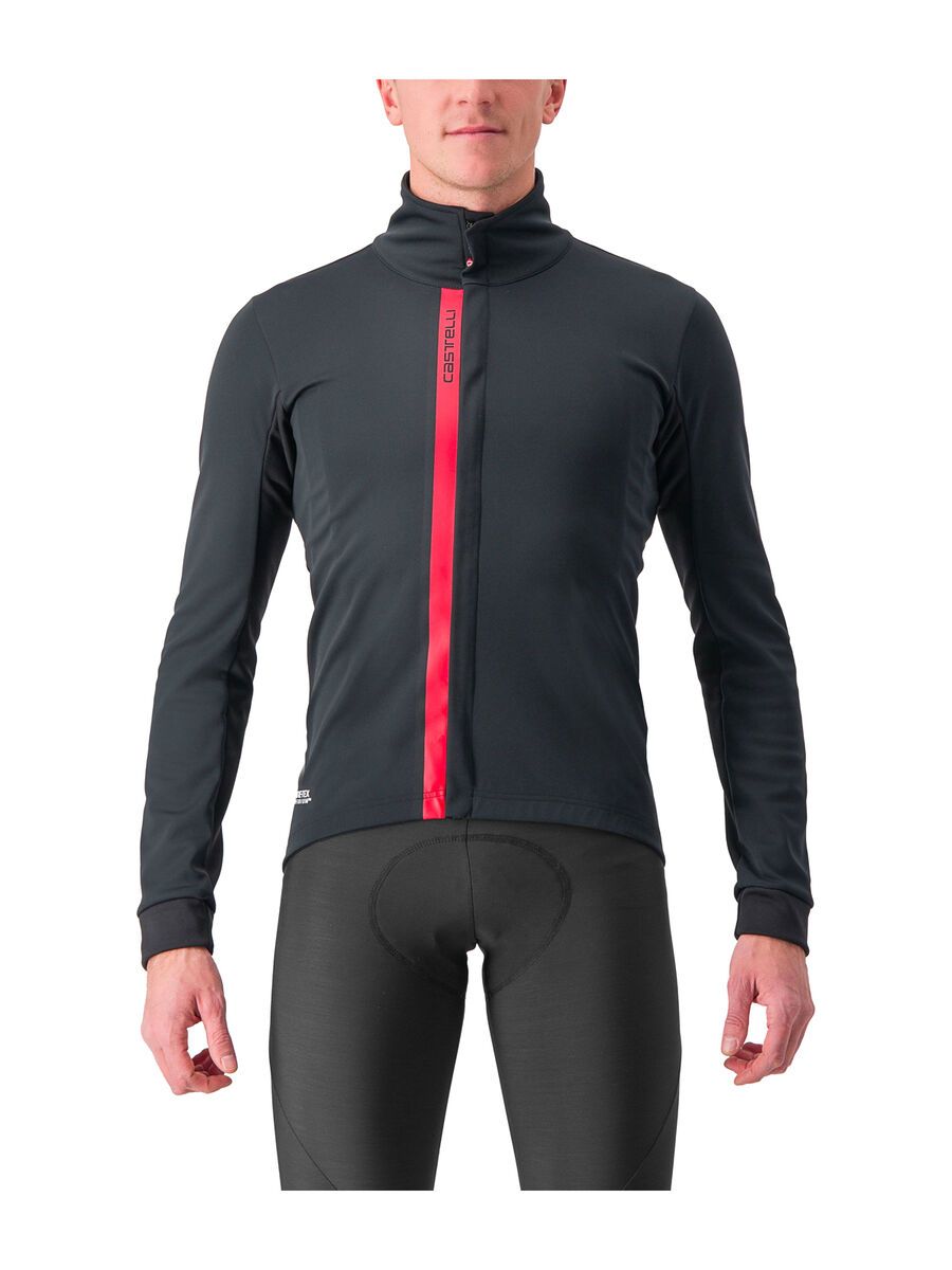 Castelli Entrata Jacket light black/red S 4523508-085-S
