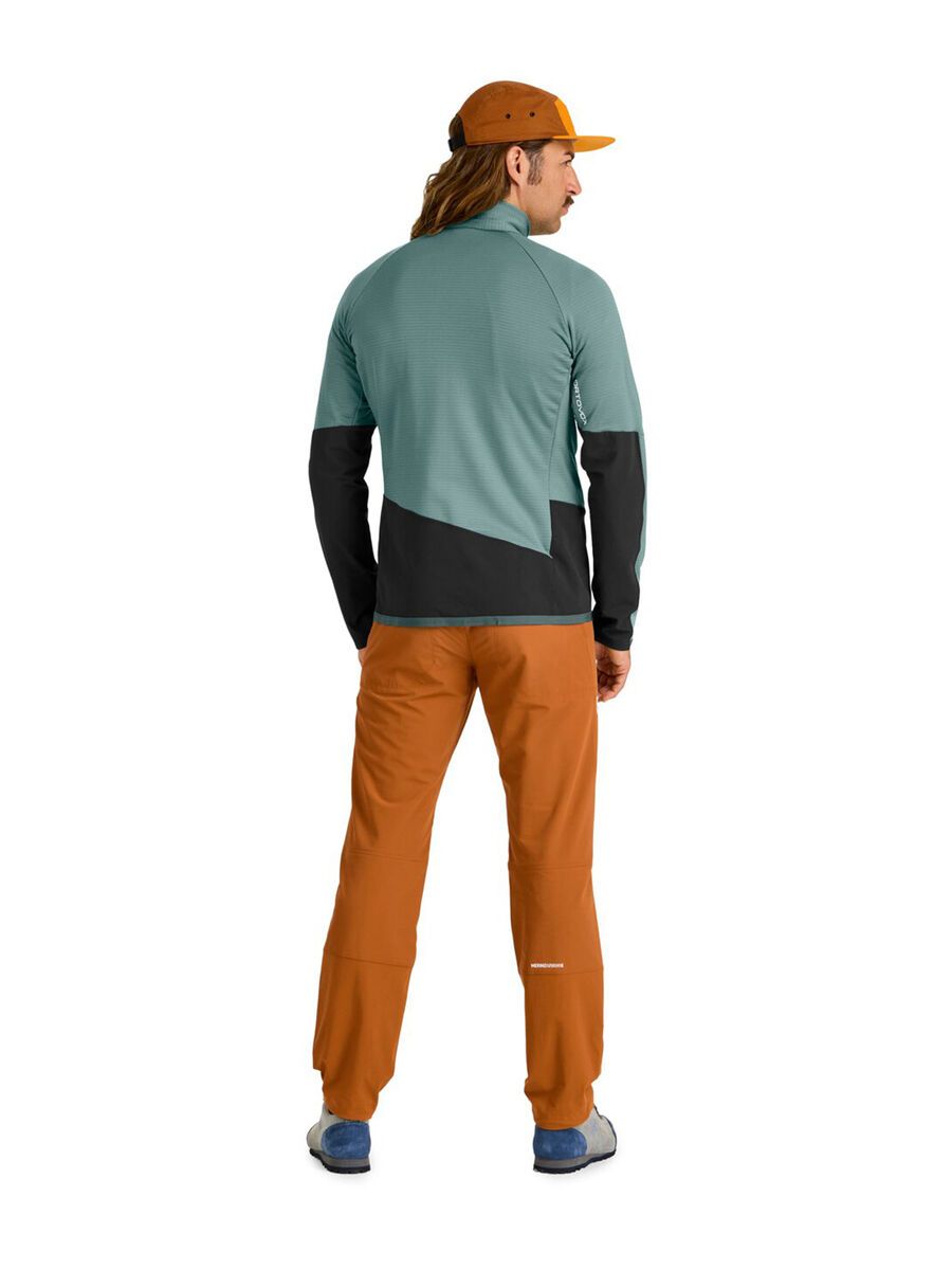 Ortovox Merino Fleece Rib Jacket M, arctic grey - Bild 8