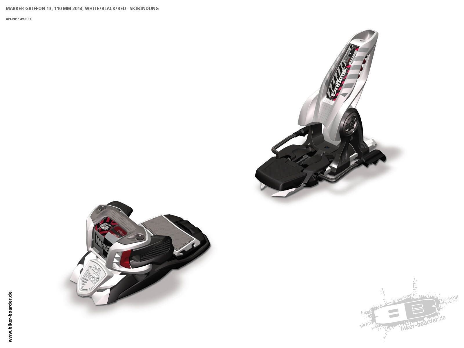 K2 SKI Set: Domain 2014 + Marker Griffon 13 - Bild 3