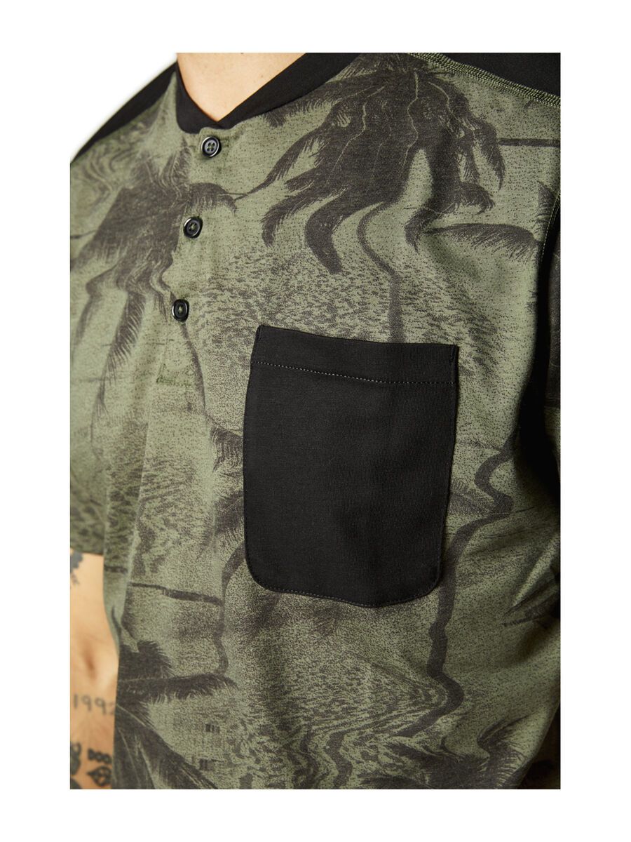 Fox Ranger Drirelease SS Henley, olive green - Bild 5