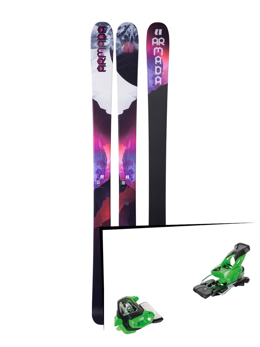 Set: Armada Victa 97 Ti 2018 + Tyrolia Attack² 16 GW green - Bild 1