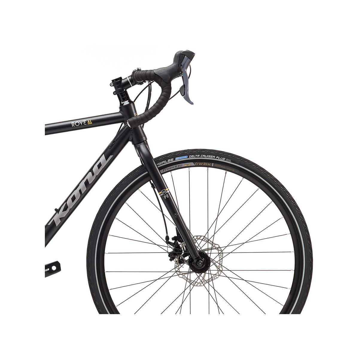 Kona Rove AL, matt black/silver/yellow - Bild 5