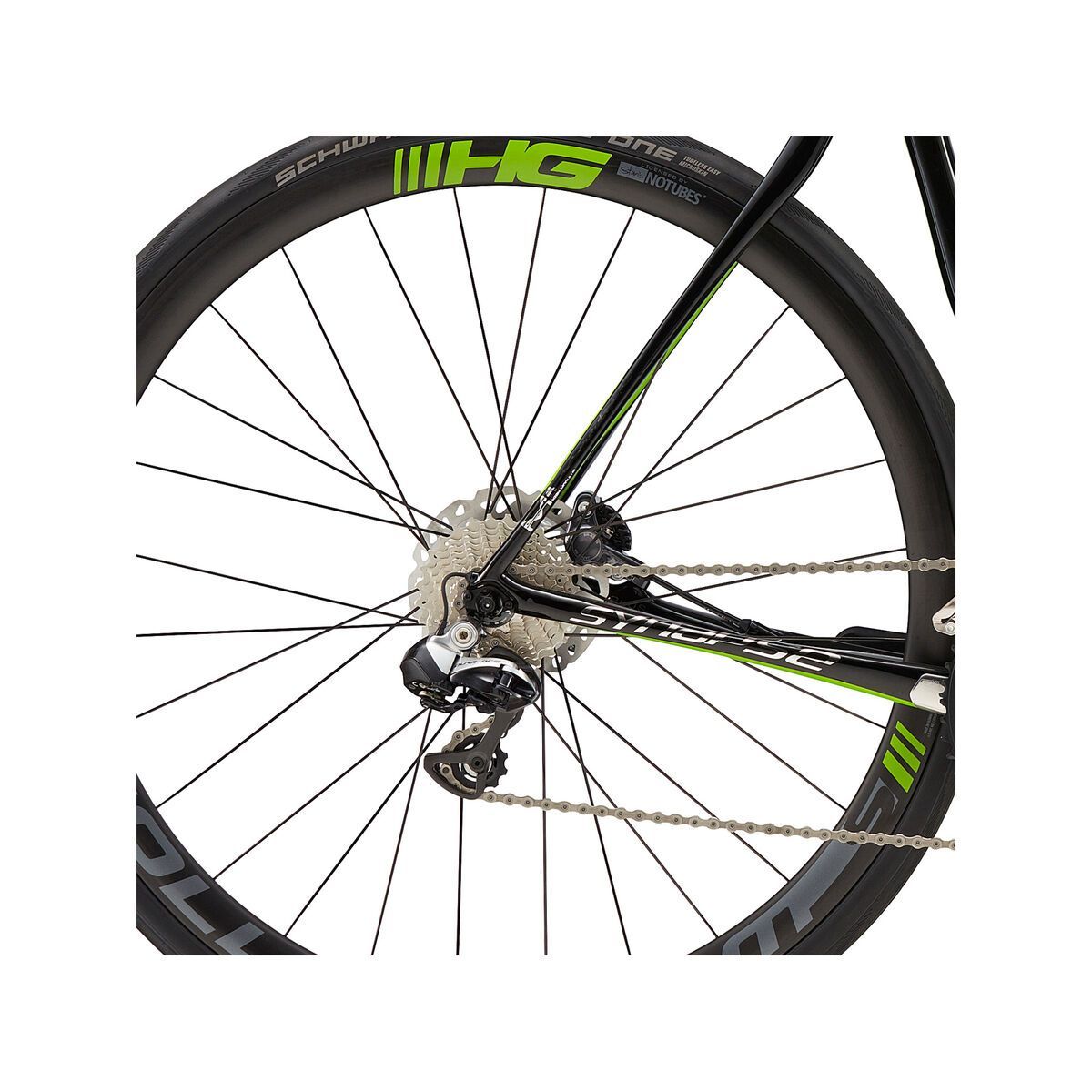 Cannondale Synapse Hi-Mod Team, jet black w/ berzerker green and chrome, gloss - REP - Bild 4