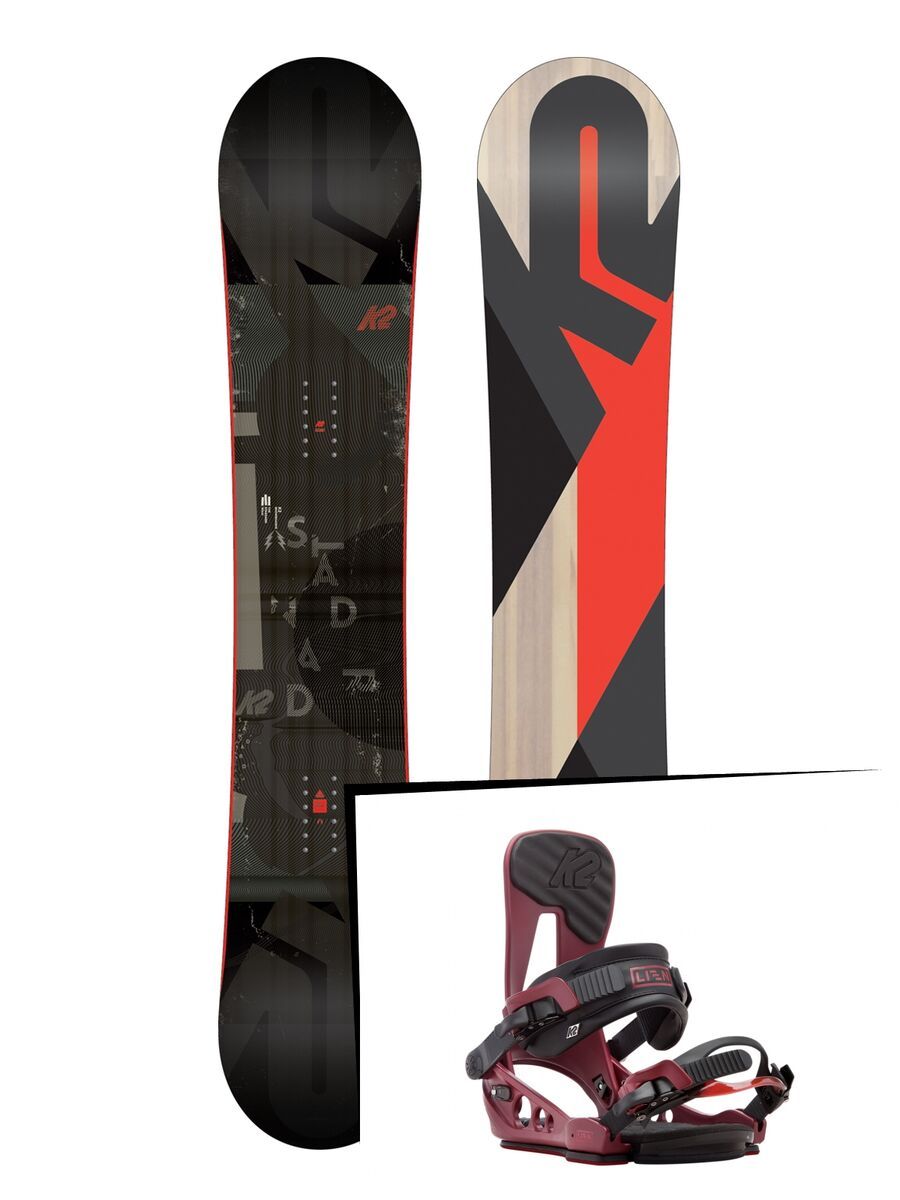 Set: K2 Standard 2018 + K2 Lien AT burgundy - Bild 1
