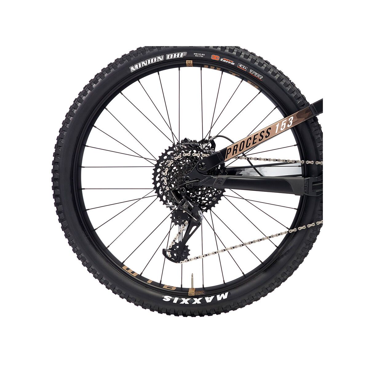 Kona Process 153 AL/DL 29, matt black w/ white & copper decals - Bild 5