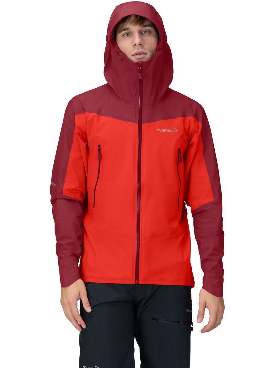 Norrona falketind Gore-Tex Jacket M's, arednalin/rhubarb - Bild 4