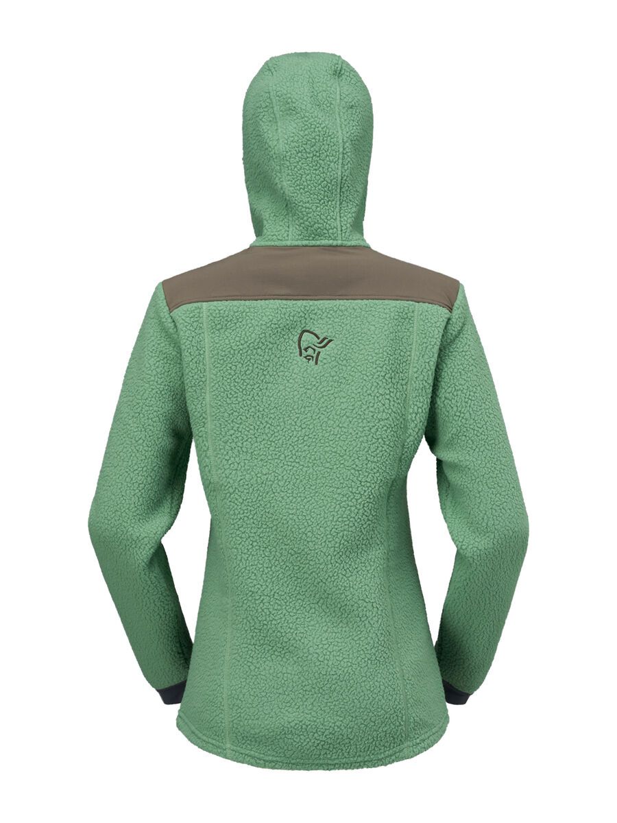 Norrona trollveggen warm3 Zip Hood W's, dark ivy - Bild 2