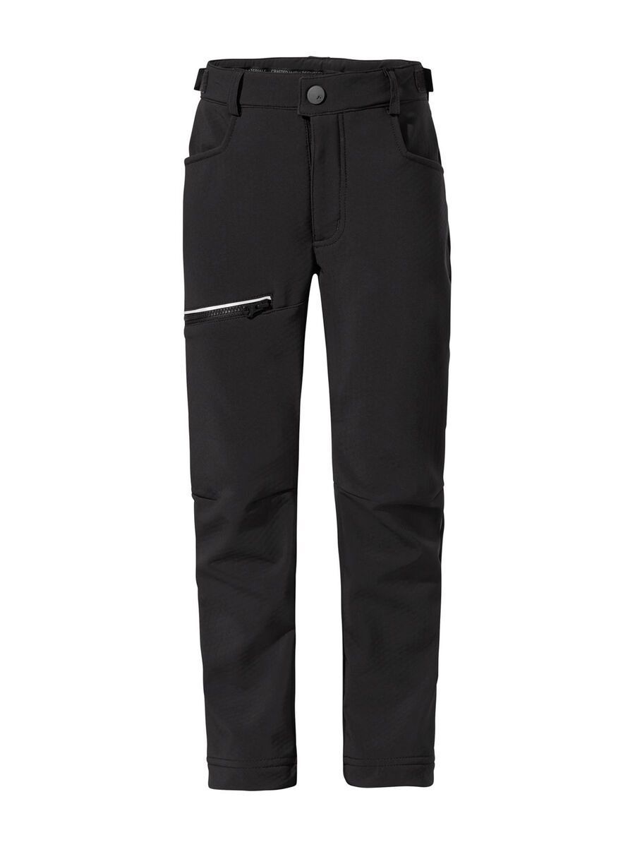 Vaude Kids Qimsa Softshell Pants, black - Bild 1