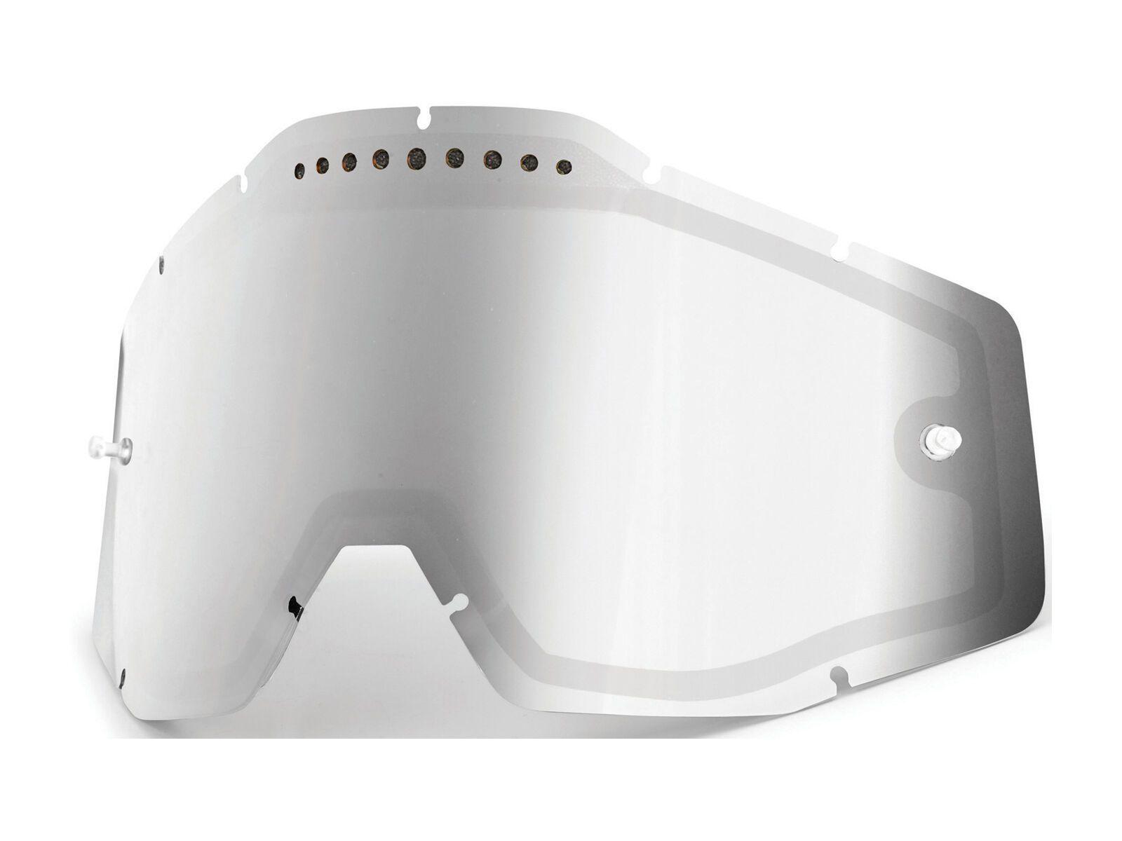 100% Racecraft/Accuri/Strata Vented Dual Replacement Lens, mirror silver - Bild 1