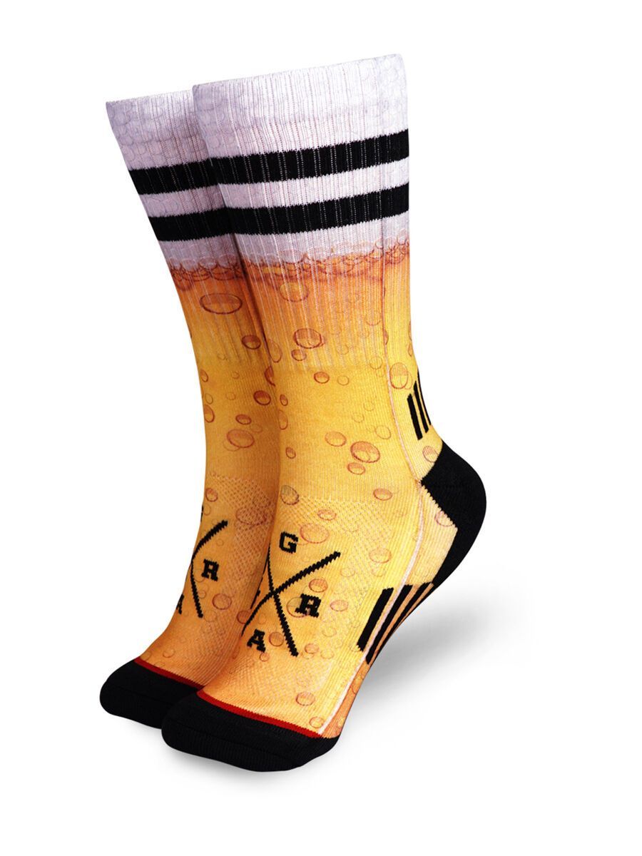 Loose Riders Technical Socks Cheers, yellow/black - Bild 1