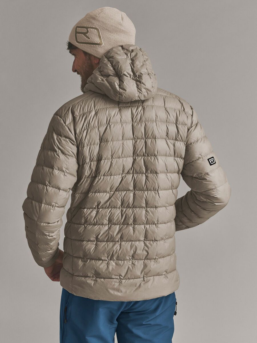 Ortovox DownWool 180 Hooded Jacket M, dark linen - Bild 6