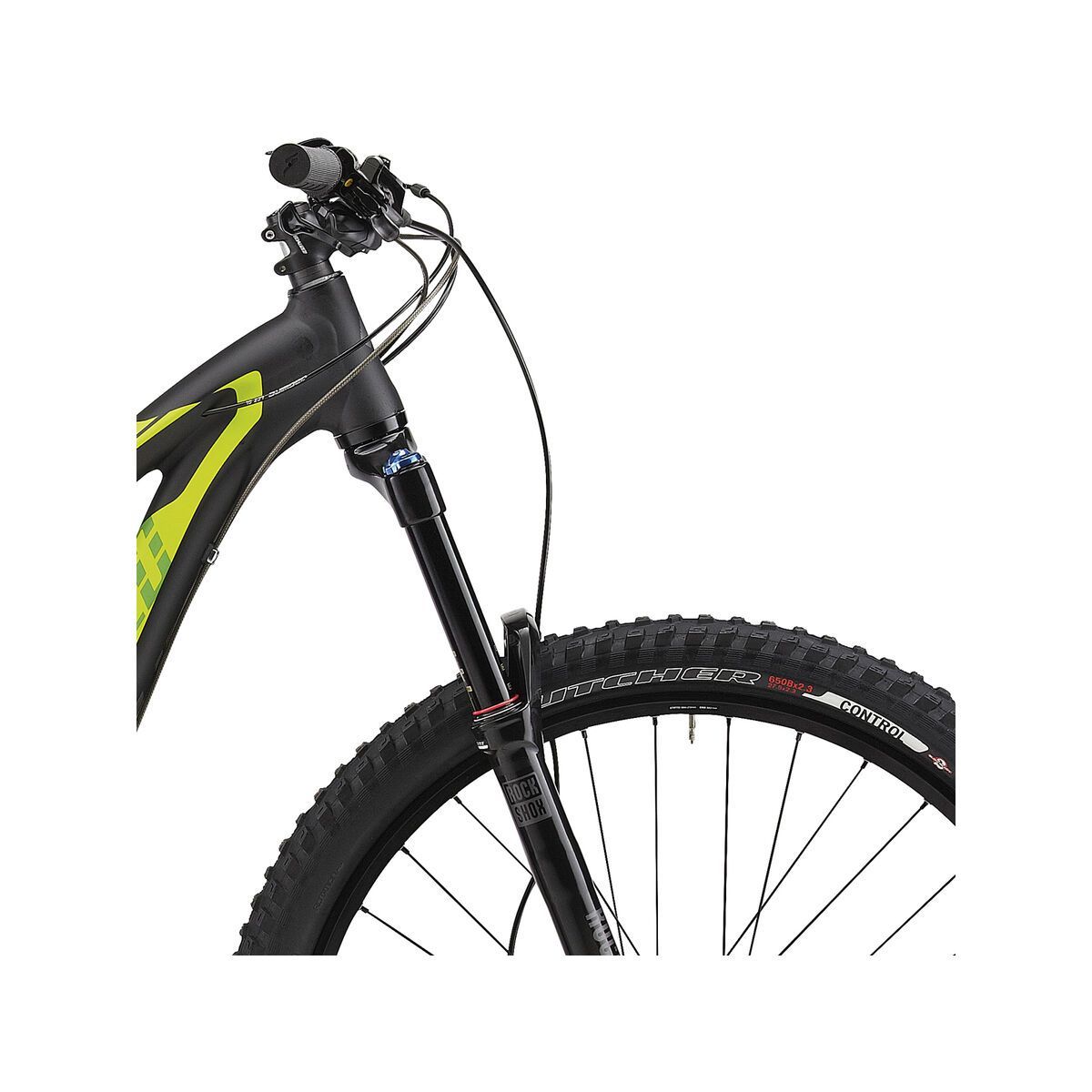 Specialized Stumpjumper FSR Comp Evo 650b, Satin Met Black/Hyper/Moto Green - Bild 5