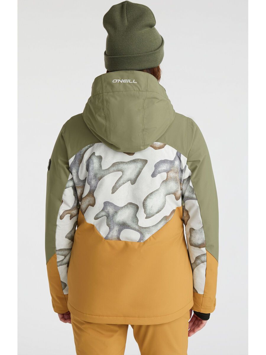O’Neill Carbonite Jacket, deep lichen green colour block - Bild 7
