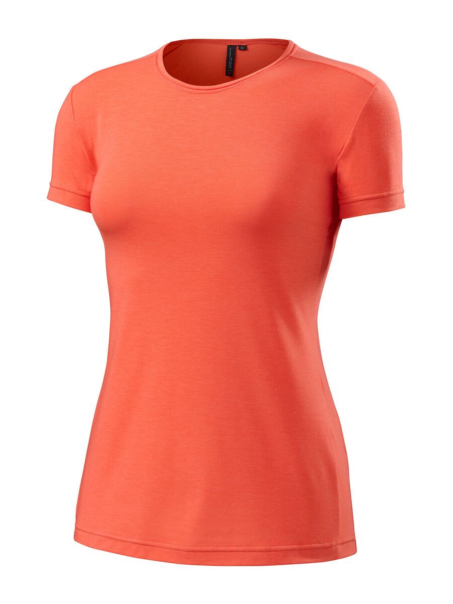 Specialized Women's Utility Merino Crew SS, coral heather - Bild 1