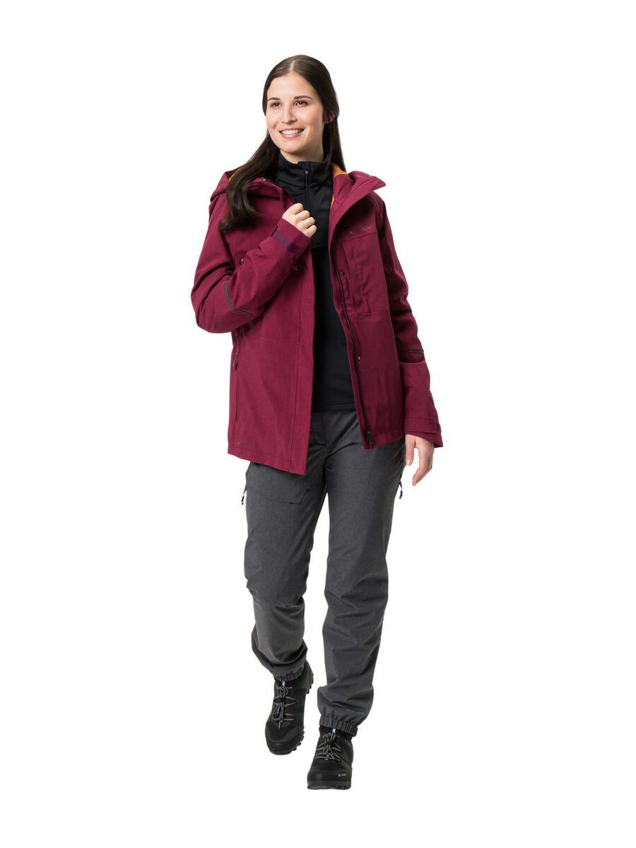 Vaude Women's Yaras Warm Rain Jacket, cassis - Bild 6