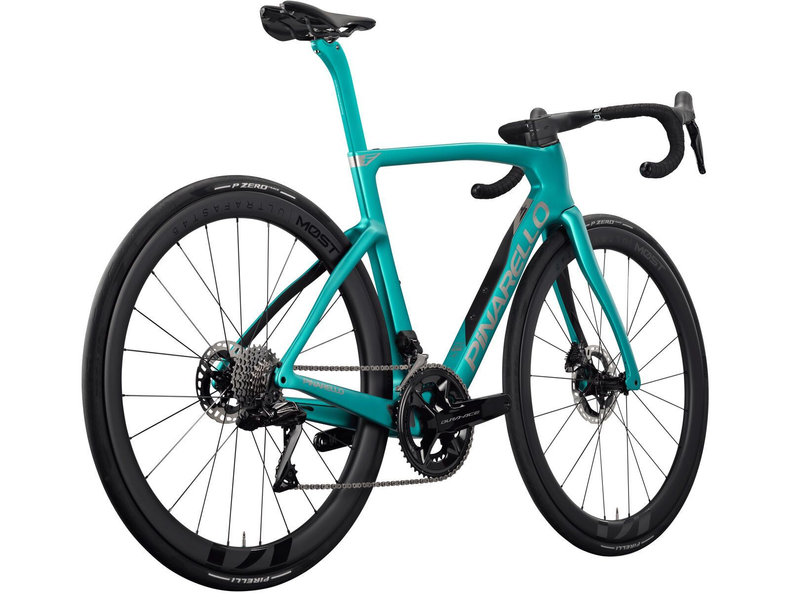 Pinarello F9 Dura Ace Di2 2x12 / MOST Ultrafast 45, formula green matt - Bild 2